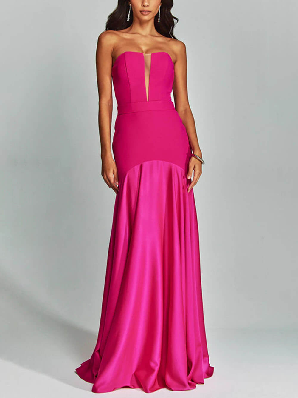 Seraphina Satin Mermaid Gown