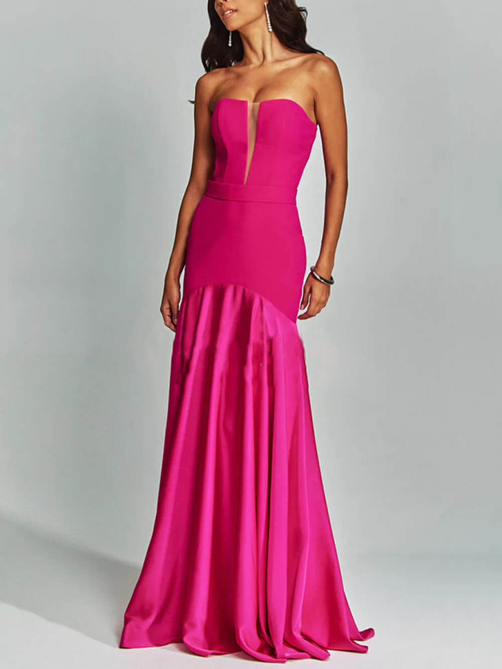 Seraphina Satin Mermaid Gown