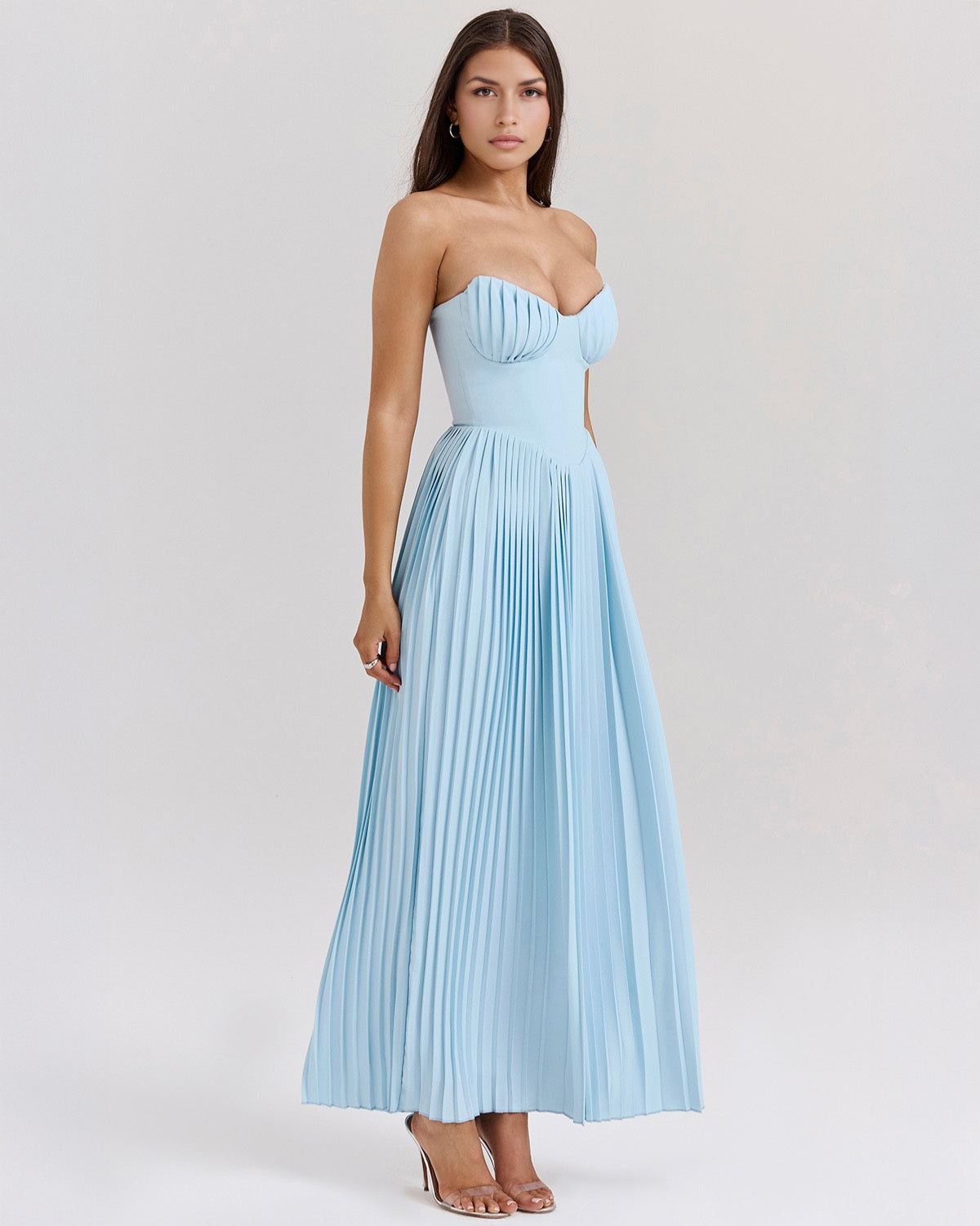 Azure Belle Maxi Dress