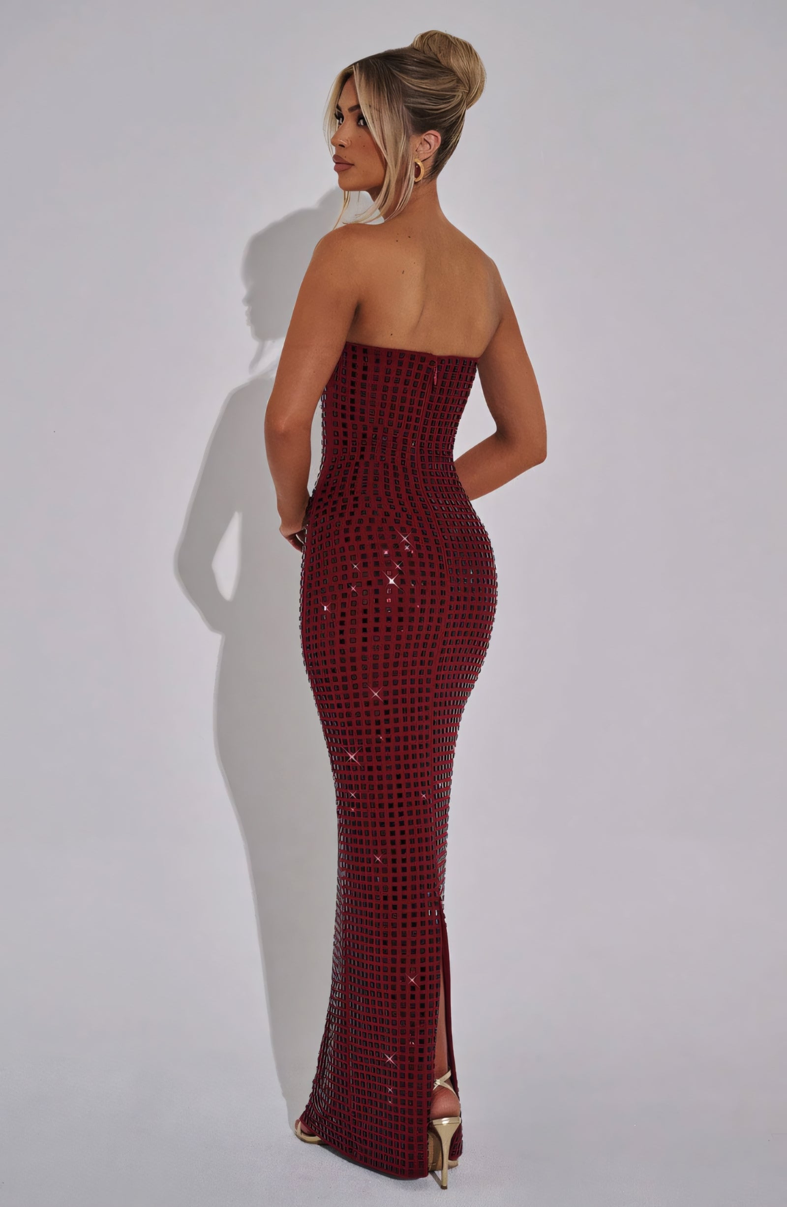Serenavia | Sequin Strapless Maxi Dress