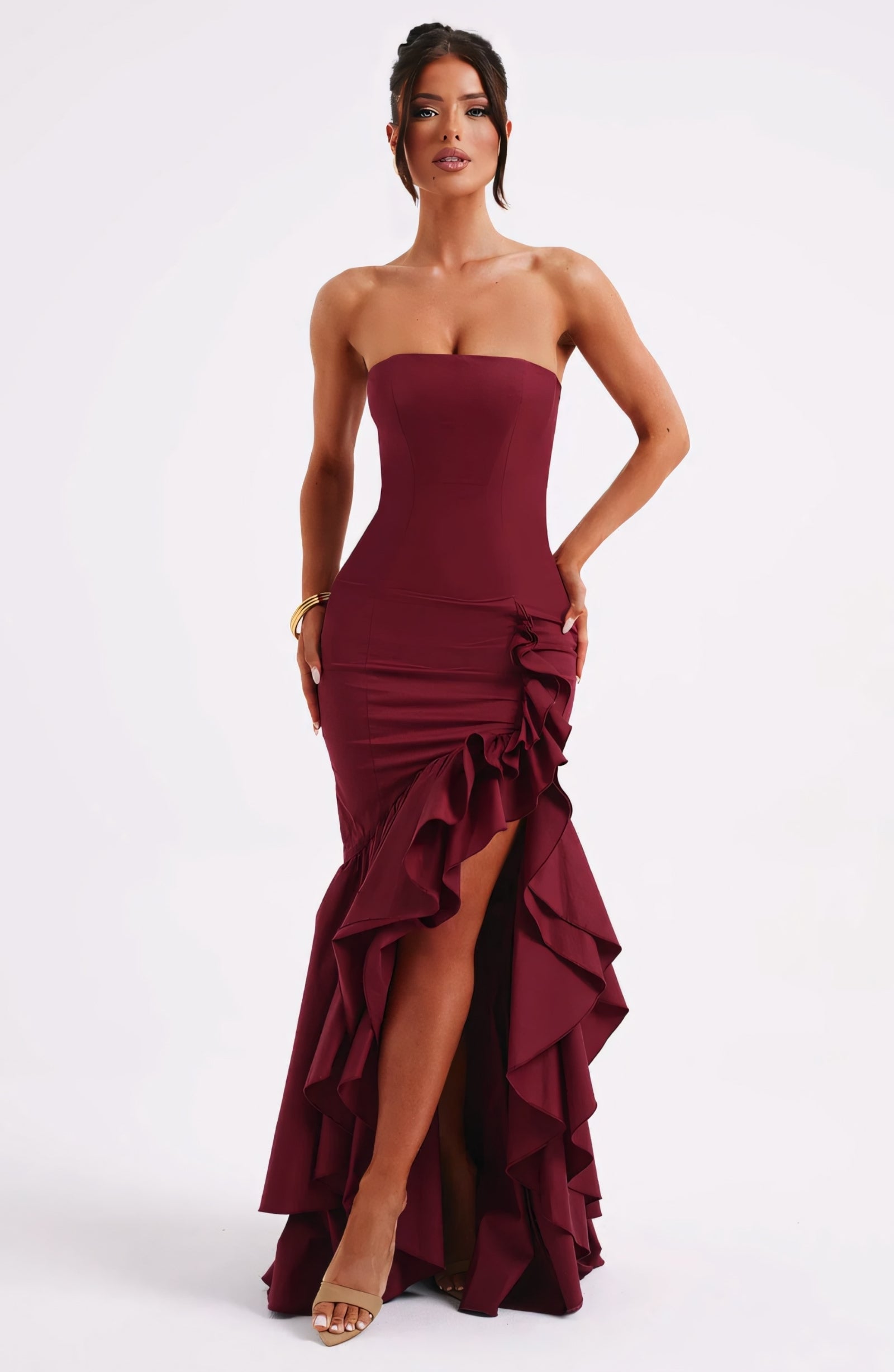 Valoria | Ruffle Maxi Dress