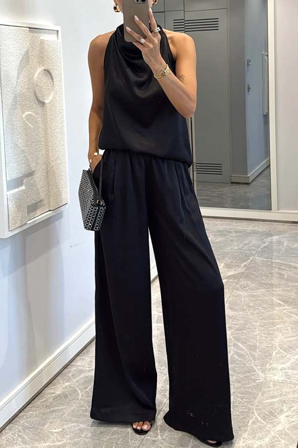 Satin Grace Two-Piece Set