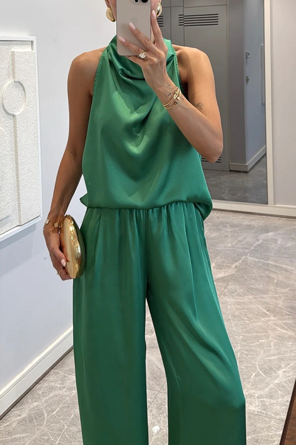 Satin Grace Two-Piece Set