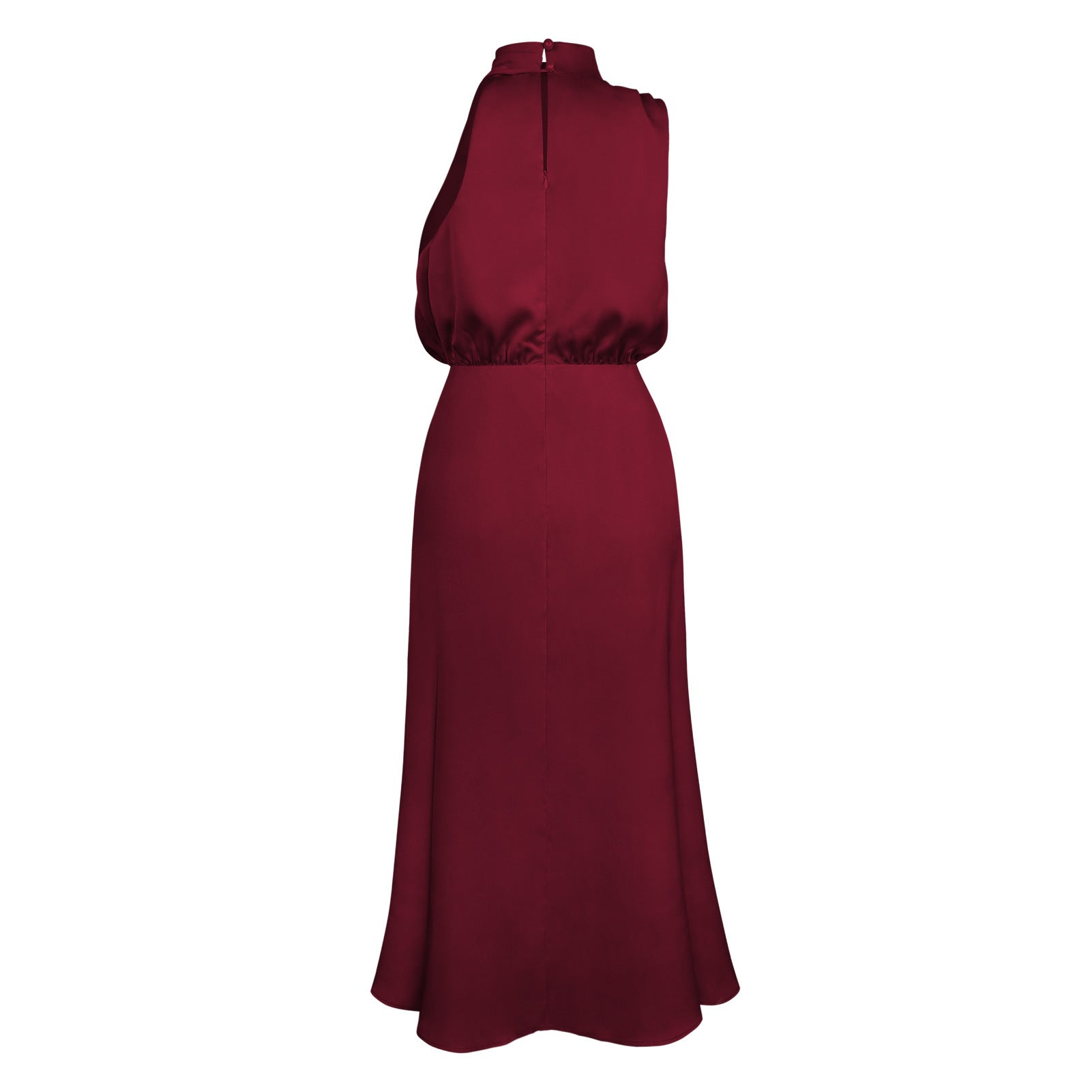 Lunara – Satin Maxi Dress with Cowl Neckline