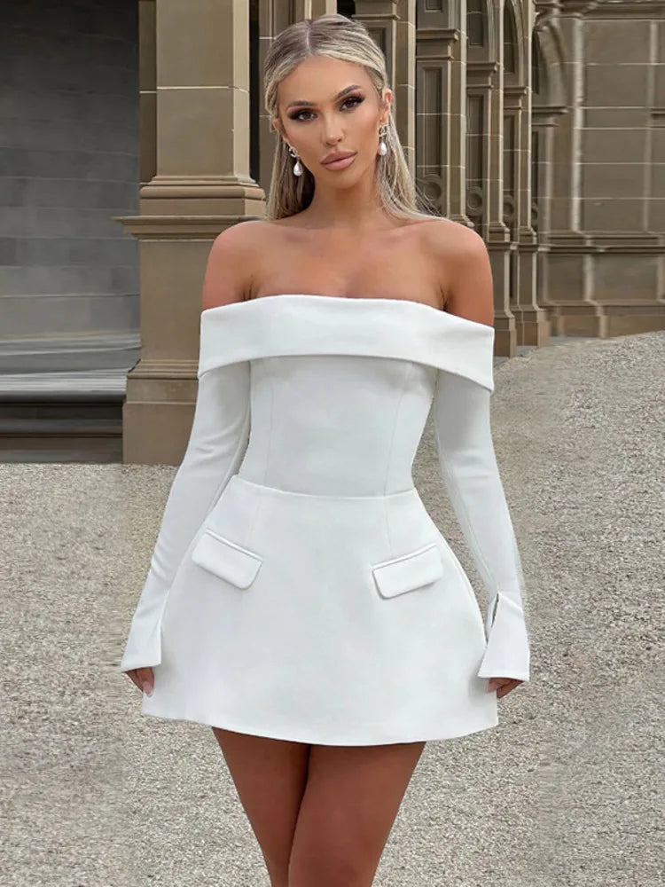 Valeria | Off-Shoulder Elegance Dress