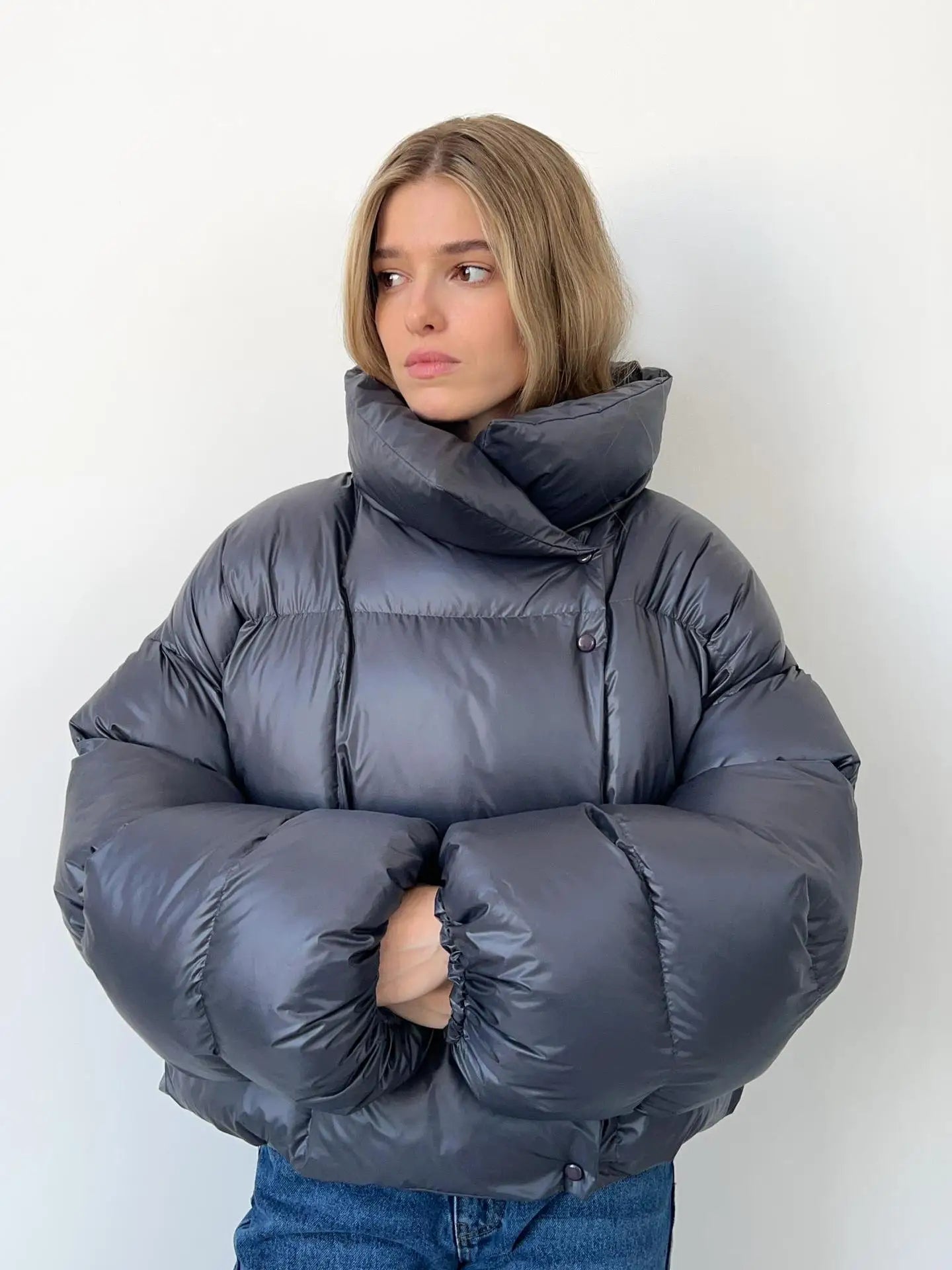 Lunaris | Oversized Layered Puffer Jacket