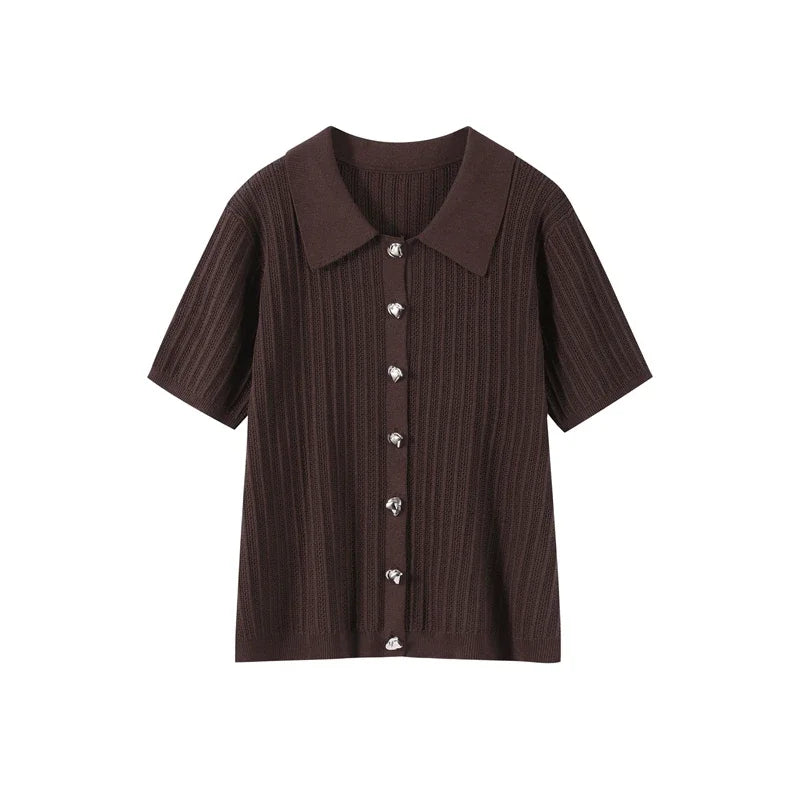 Lyselle | Chic Knit Cardigan & Trousers Set