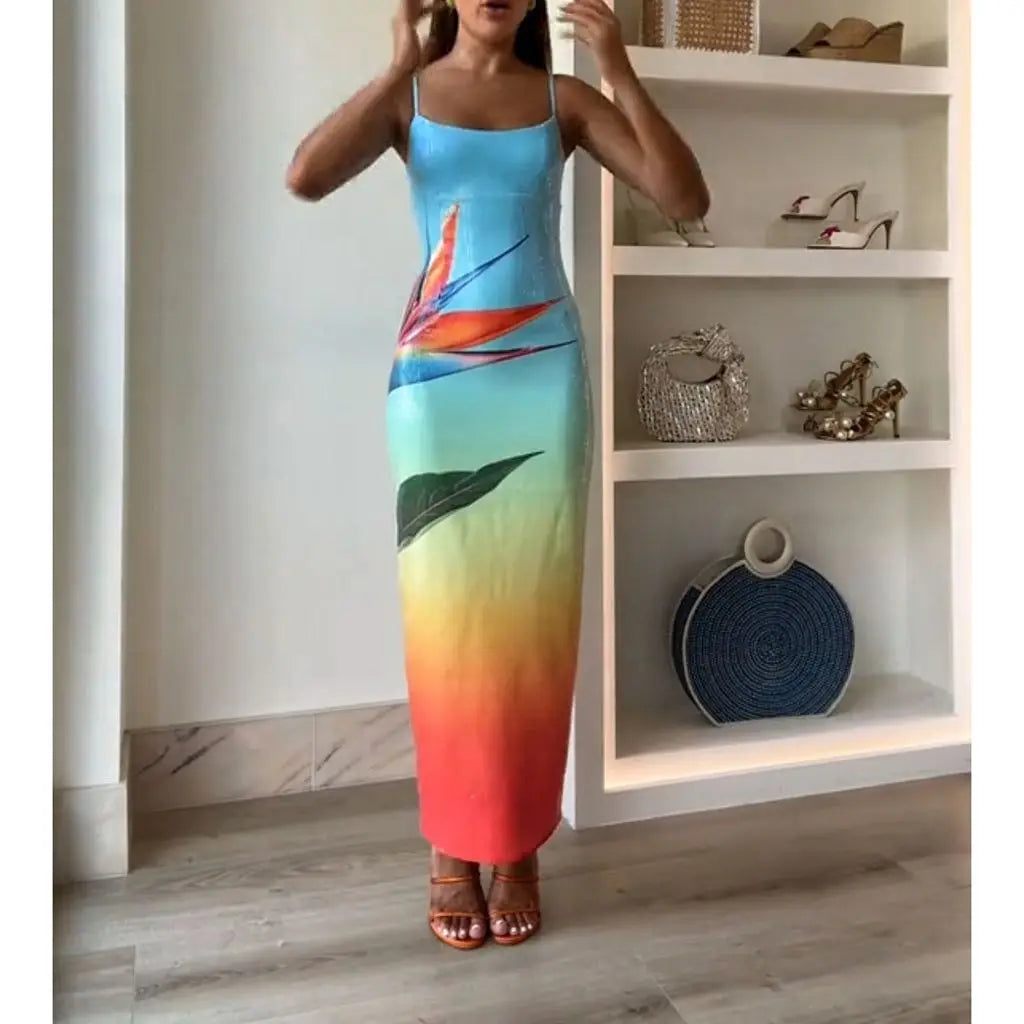 Paradise Bloom Maxi Dress