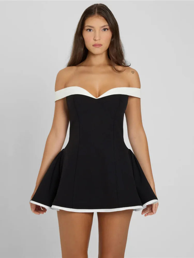 Corvina | Strapless A-Line Elegance Mini Dress