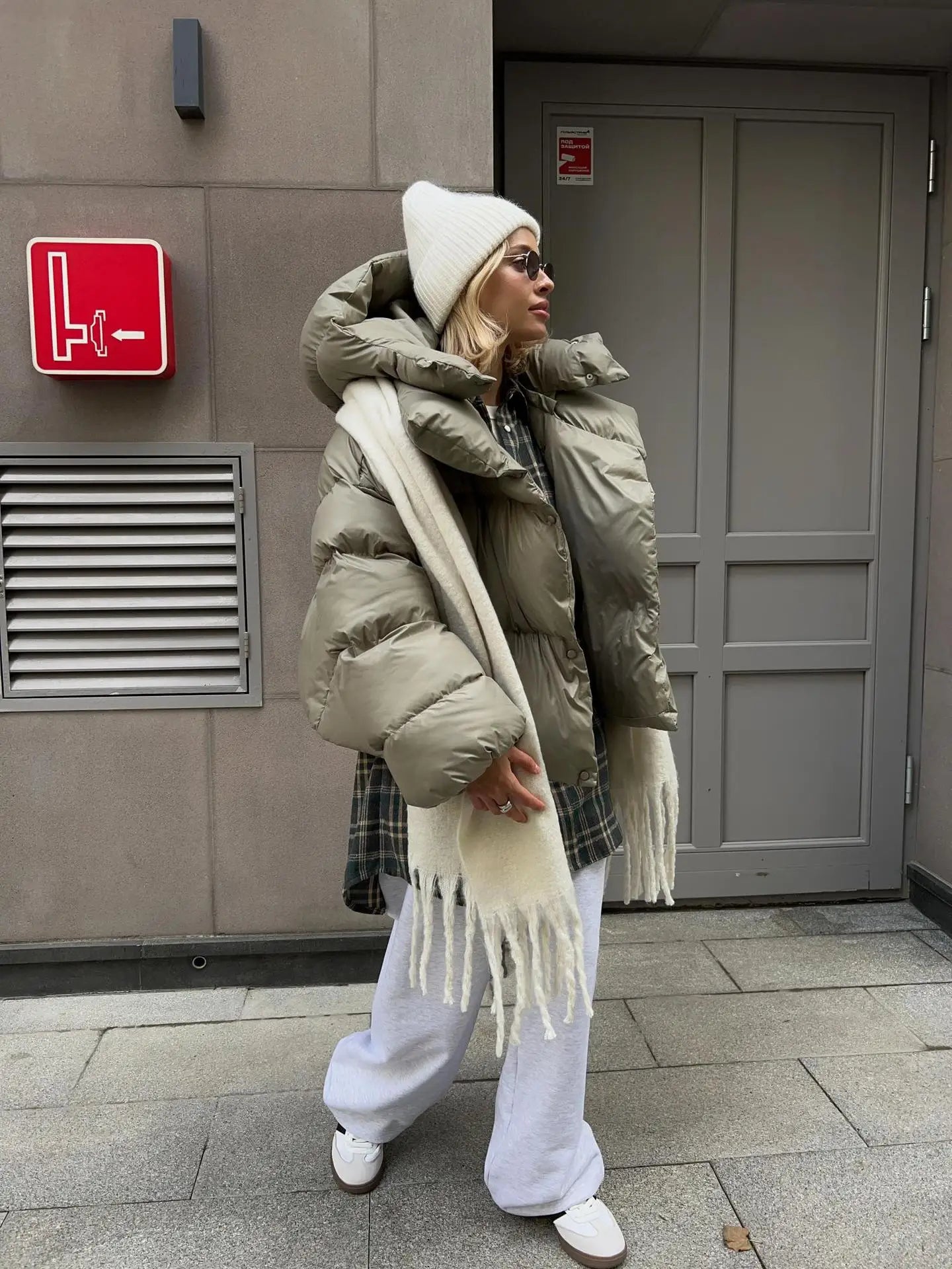 Lunaris | Oversized Layered Puffer Jacket