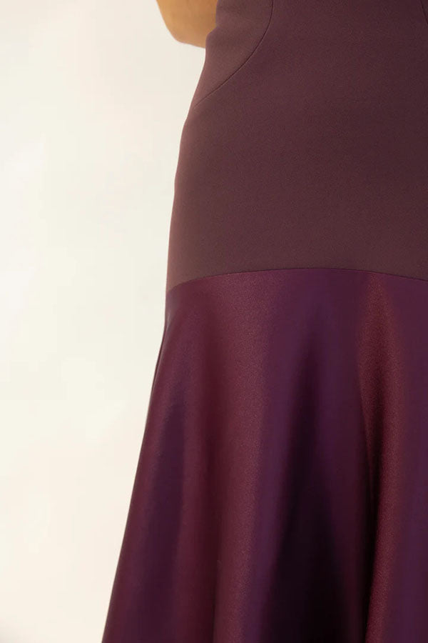 Luxe Satin Glow Strapless Maxi Gown