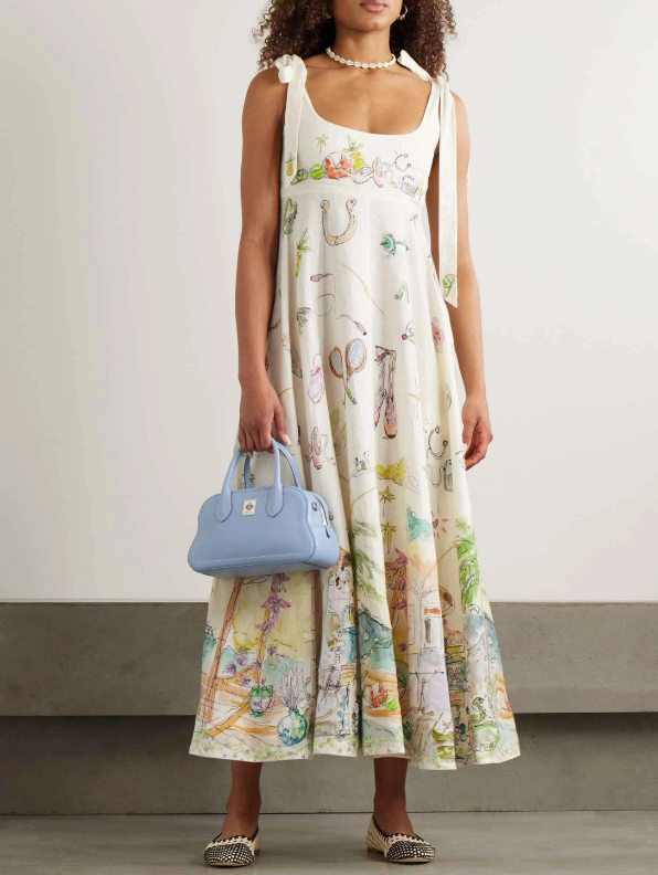 Whimsical Garden Story Maxi Dress