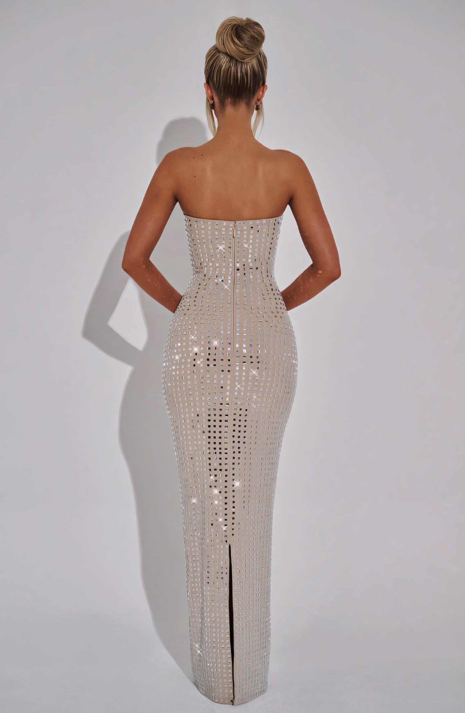 Serenavia | Sequin Strapless Maxi Dress