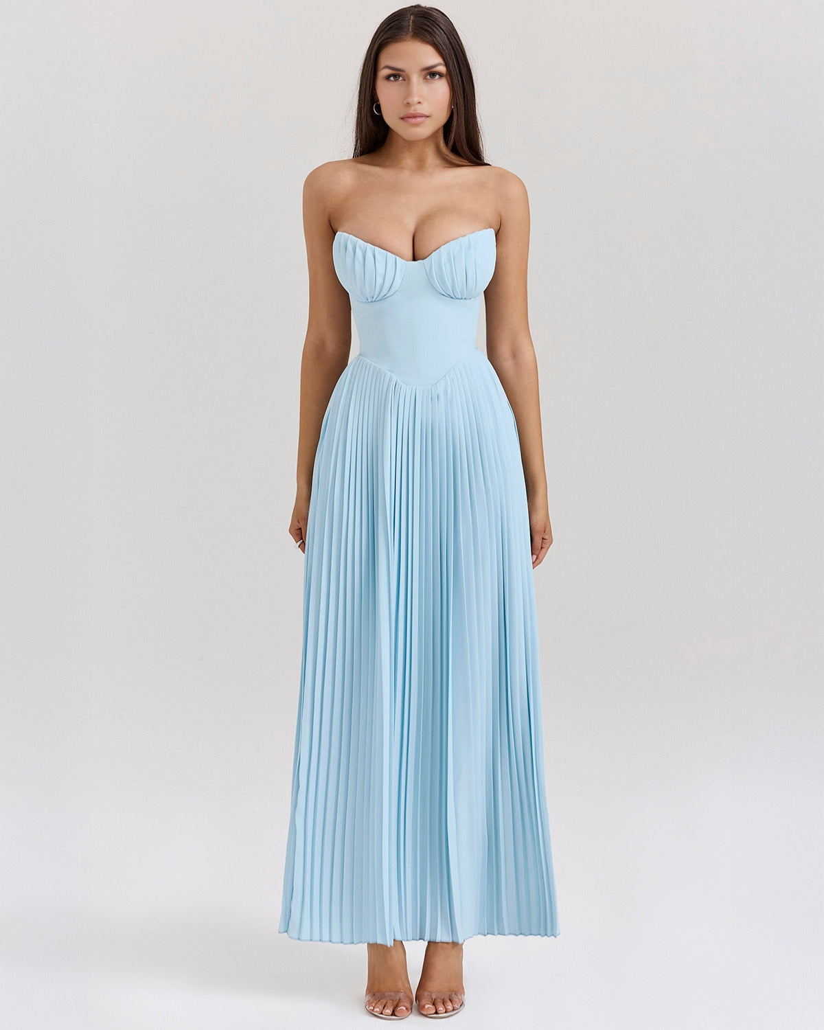 Azure Belle Maxi Dress
