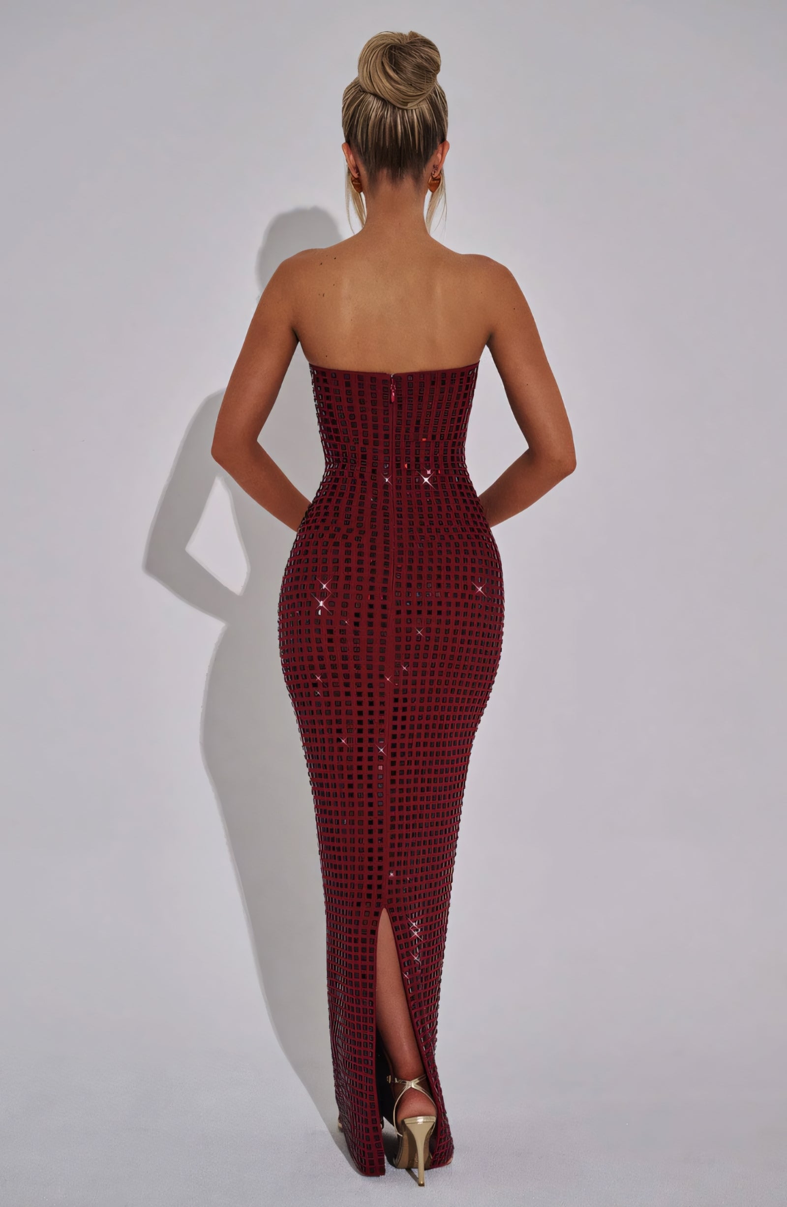 Serenavia | Sequin Strapless Maxi Dress