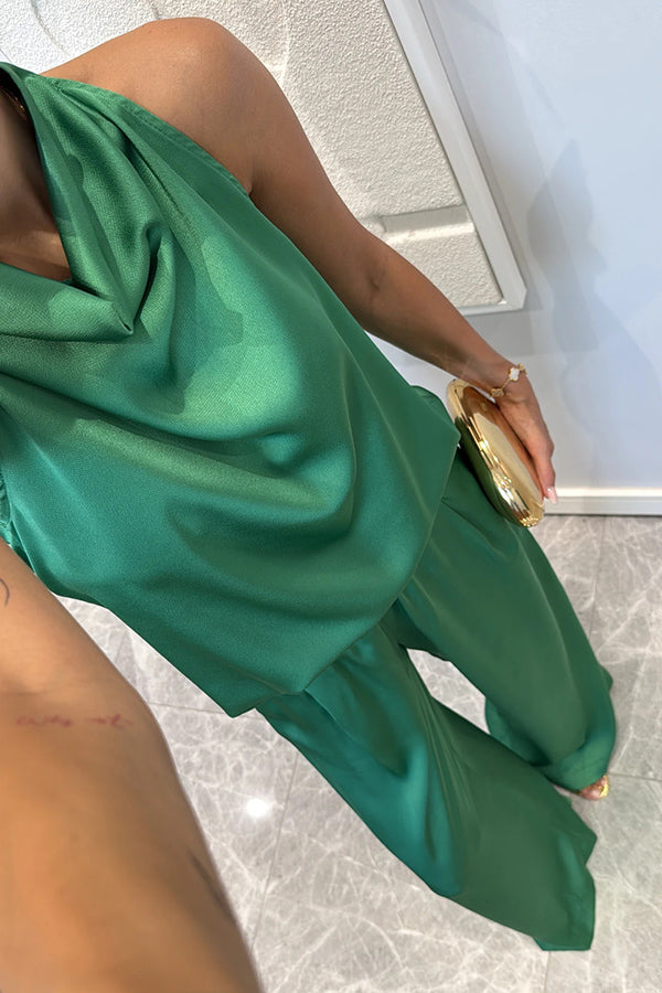 Satin Grace Two-Piece Set