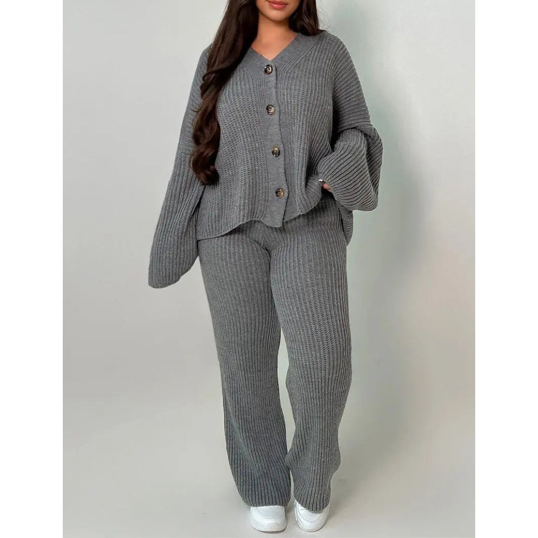 Aurelle | Effortless Knit Lounge Duo Set