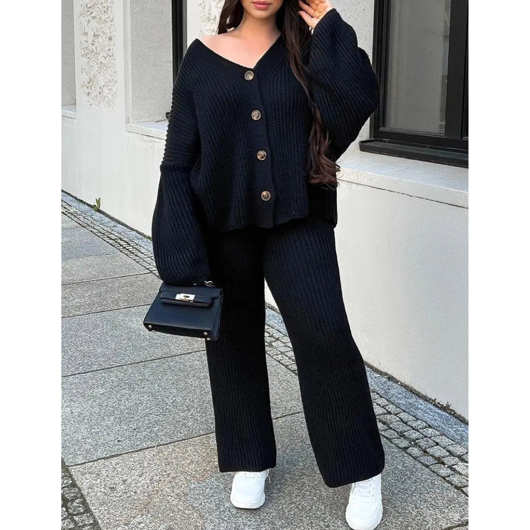 Aurelle | Effortless Knit Lounge Duo Set