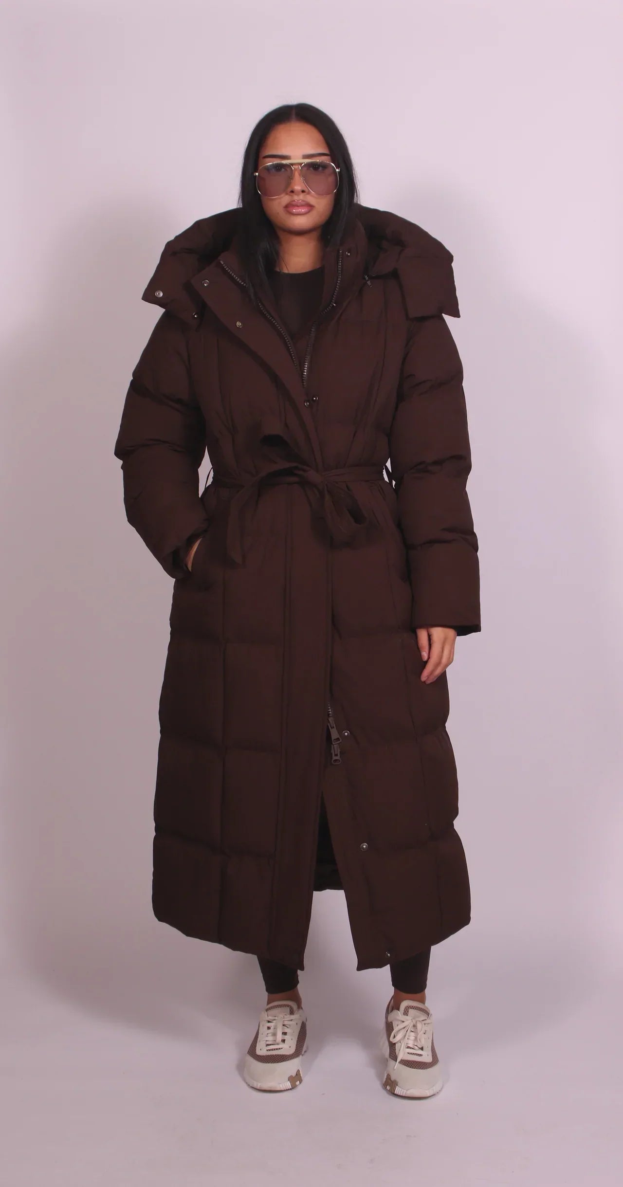Elara | Luxe Belted Puffer Coat