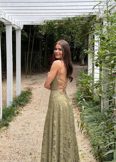 Leanne | Wine-Luxe Romantic Maxi Gown