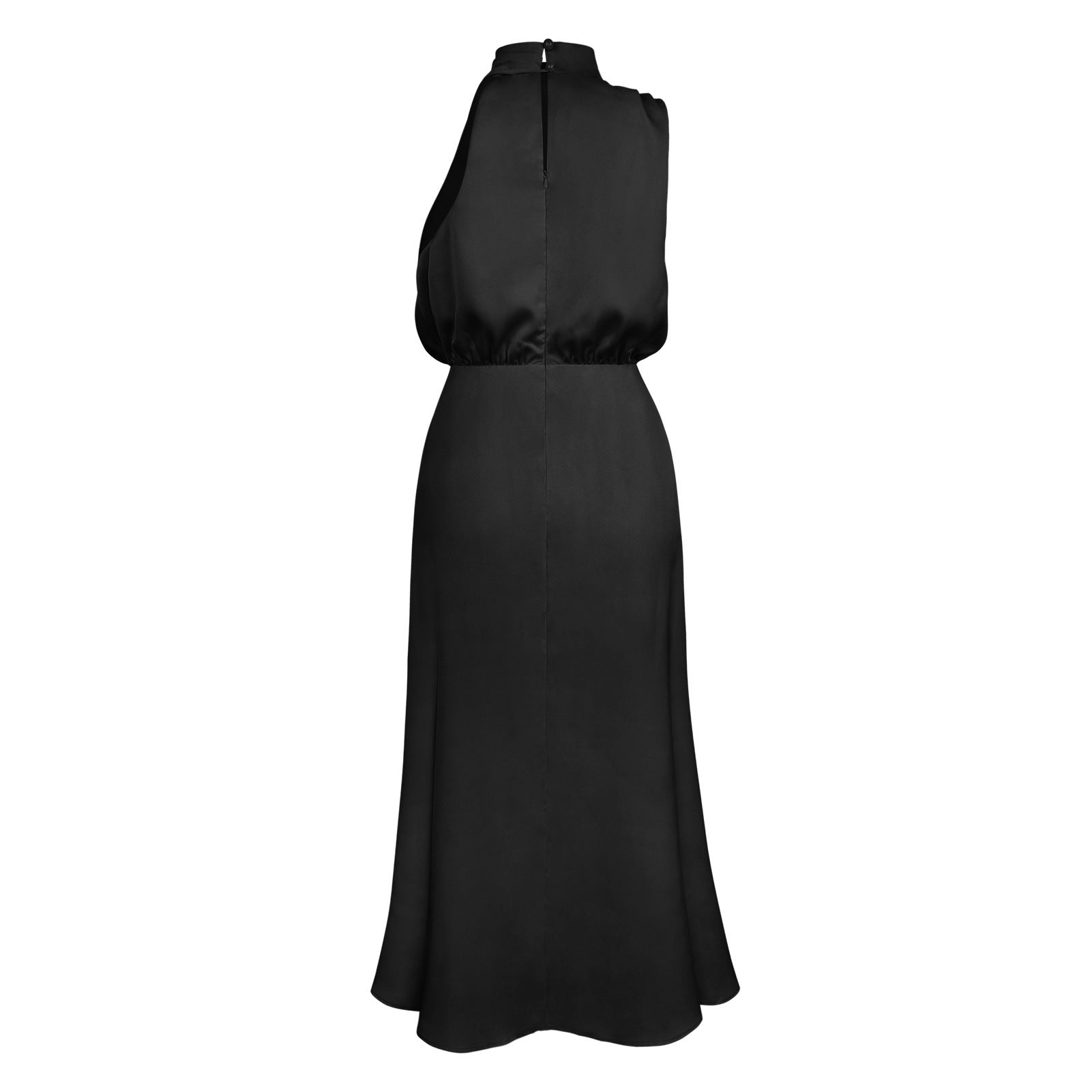 Lunara – Satin Maxi Dress with Cowl Neckline