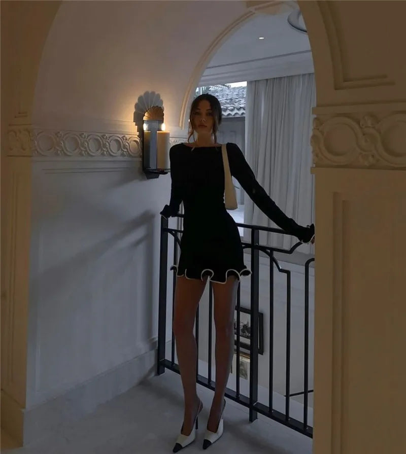 Corisande | Knit Elegance Mini Dress