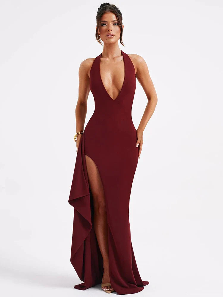 Serenya | High-Slit Glam Maxi
