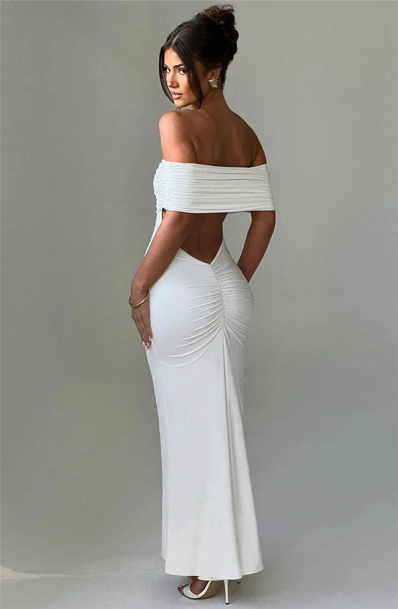 Celestina | Off-Shoulder Grace Maxi Dress