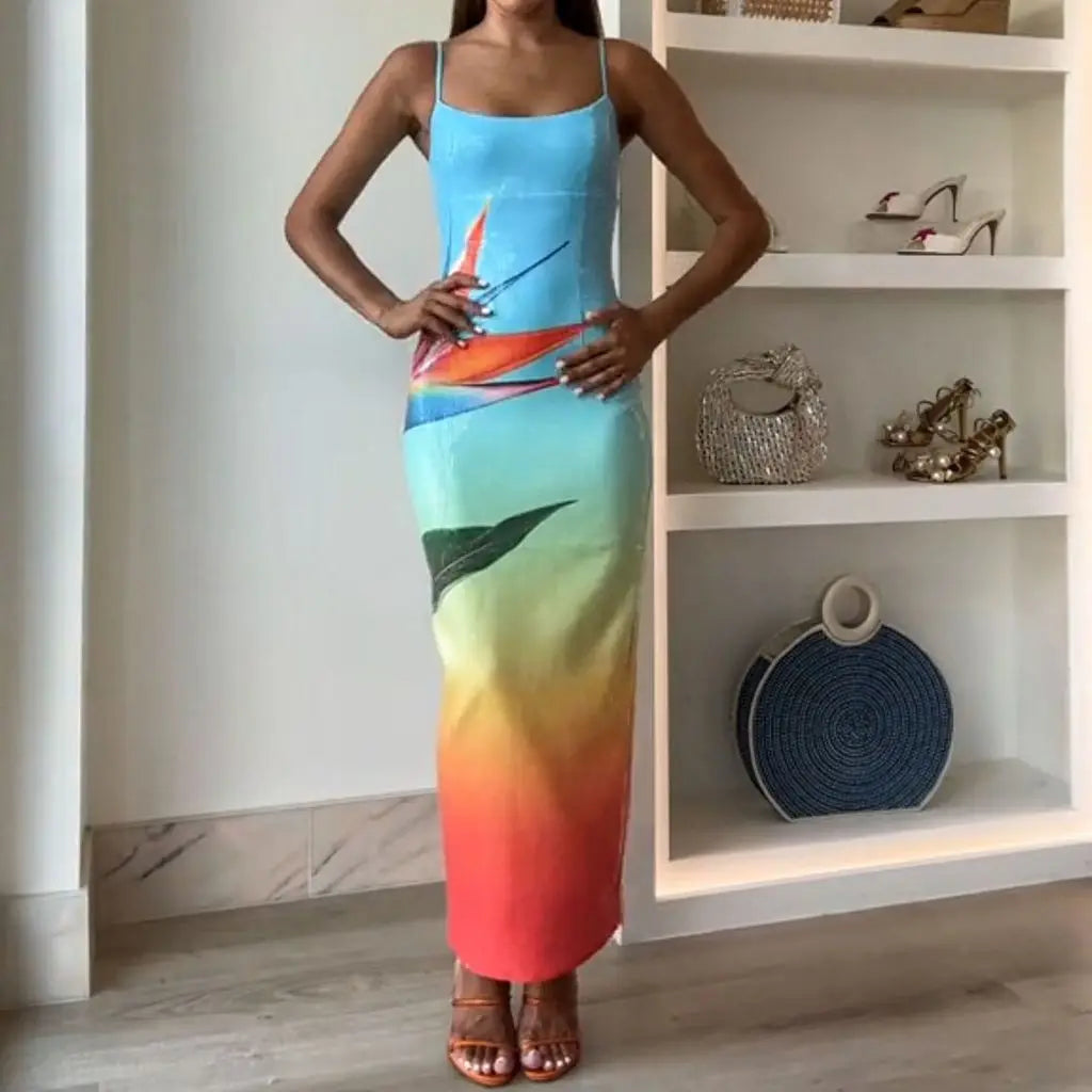 Paradise Bloom Maxi Dress