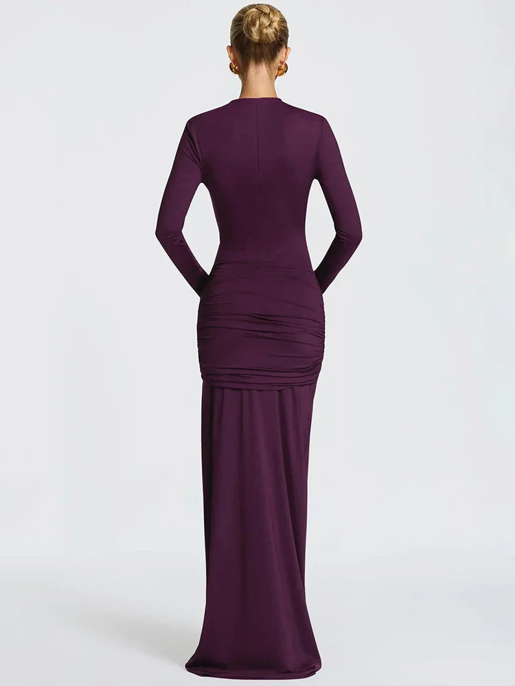 Arlivia | Sculpted Cut-Out Evening Gown