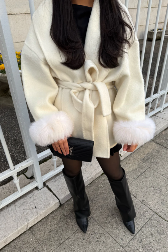 Ella | Belted Winter Wool Coat