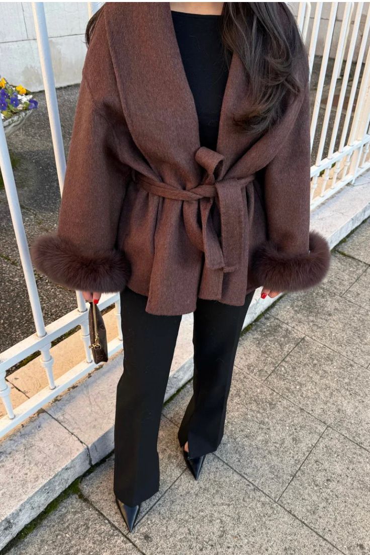 Ella | Belted Winter Wool Coat