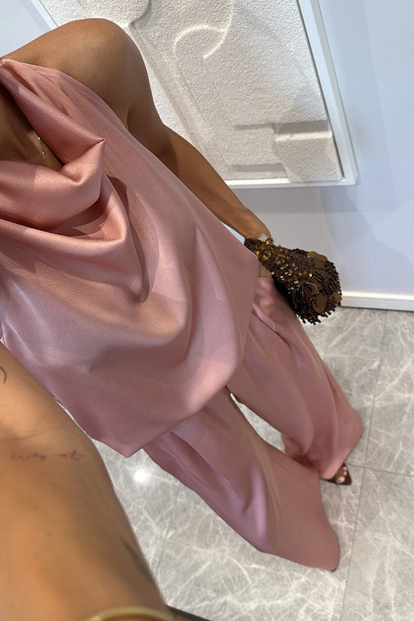 Satin Grace Two-Piece Set